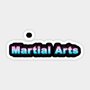 Martial Arts Sticker